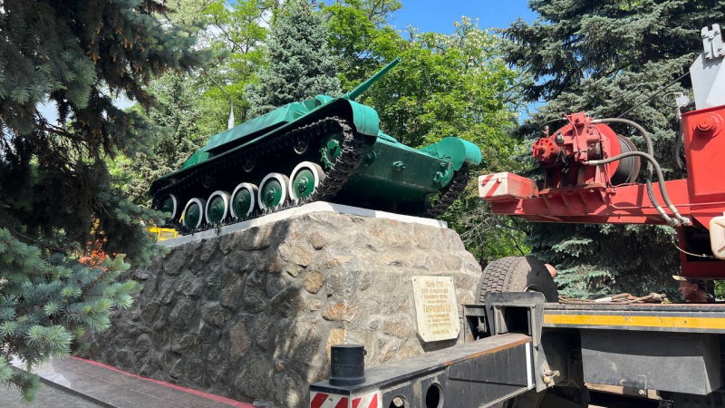 В Петербурге отреставрируют легендарный танк Т-70 из Мелитополя